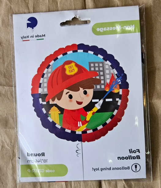 Balon folie rotund pompier 46 cm [4]