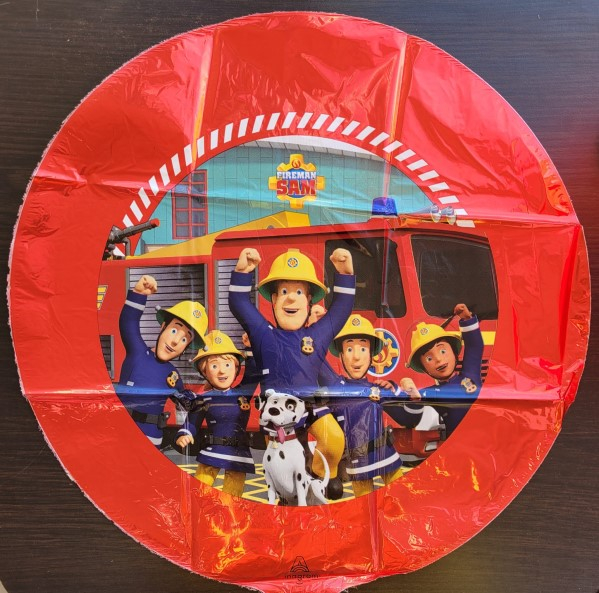 Balon folie rotund Pompierul Sam 43 cm [2]
