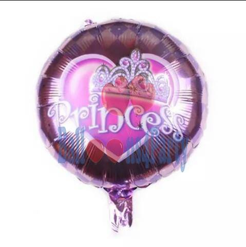Balon folie rotund Princess 45cm
