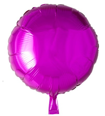 Balon folie rotund Roz 43cm [1]