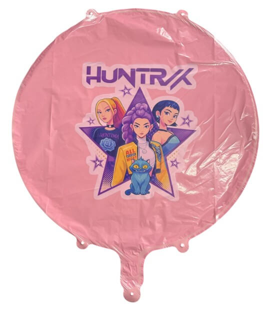 Balon folie rotund roz personalizabil K-pop 45 cm [3]