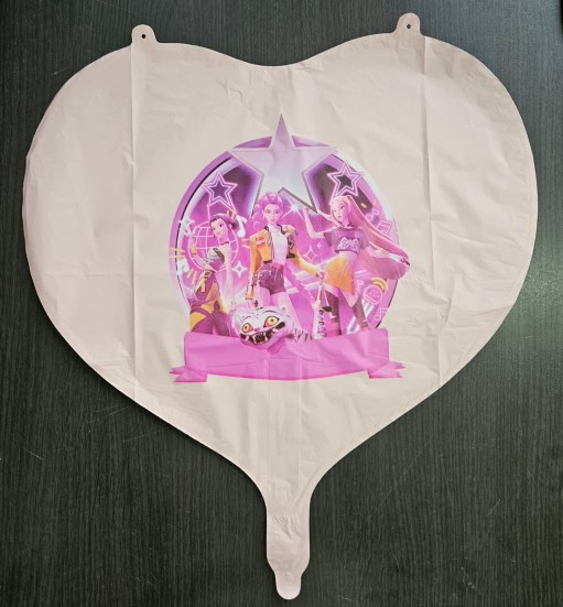 Balon folie rotund roz personalizabil K-pop 45 cm [2]