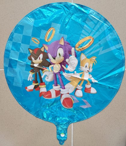 Balon folie rotund Sonic 45 cm [2]