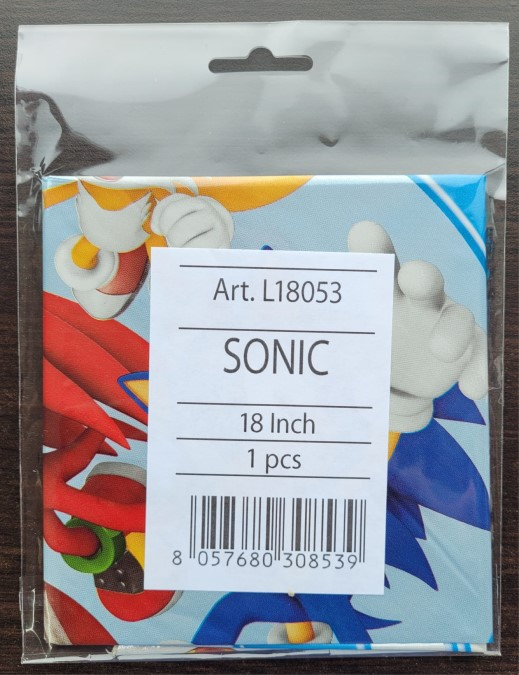 Balon Folie Sonic, 46cm, L18053 [6]