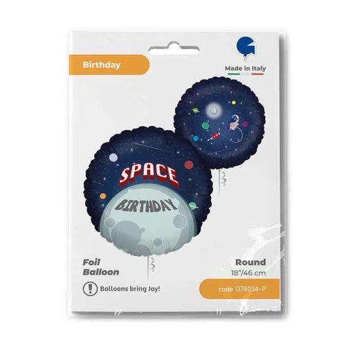 Balon folie rotund spatiu / astronaut 45 cm [6]