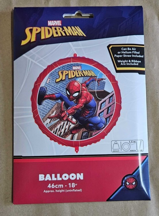 Balon folie rotund Spiderman cladiri 46 cm [4]