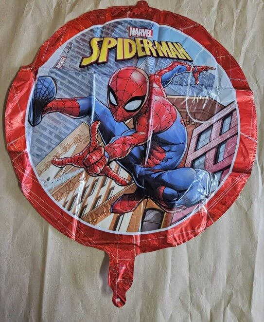Balon folie rotund Spiderman cladiri 46 cm [2]