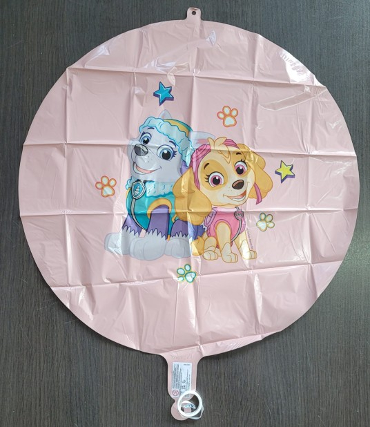 Balon folie roz Paw Patrol 45 cm [3]