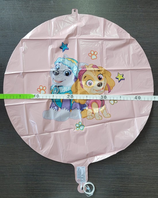Balon folie roz Paw Patrol 45 cm [2]