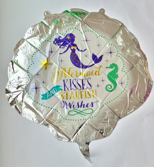 Balon folie scoica sirena 66 x 72 cm [3]
