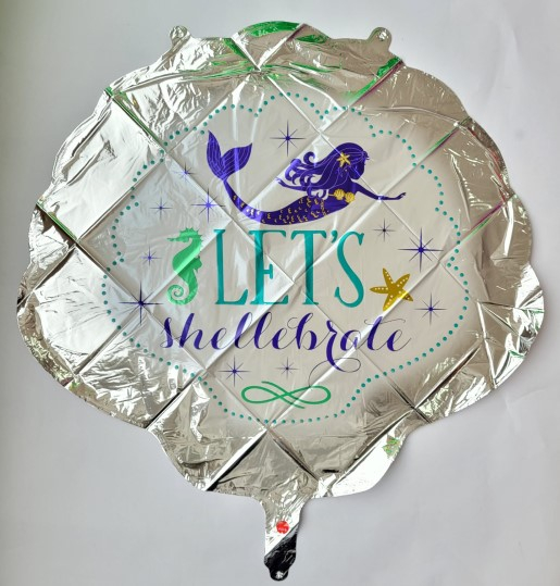 Balon folie scoica sirena 66 x 72 cm [2]