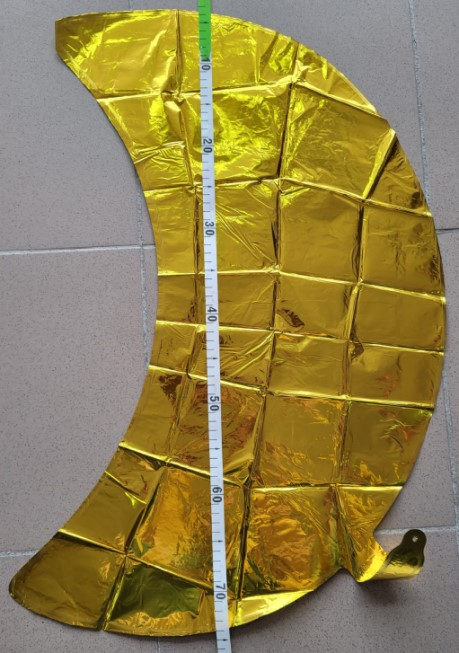 Balon folie semiluna aurie 48 x 70 cm [3]