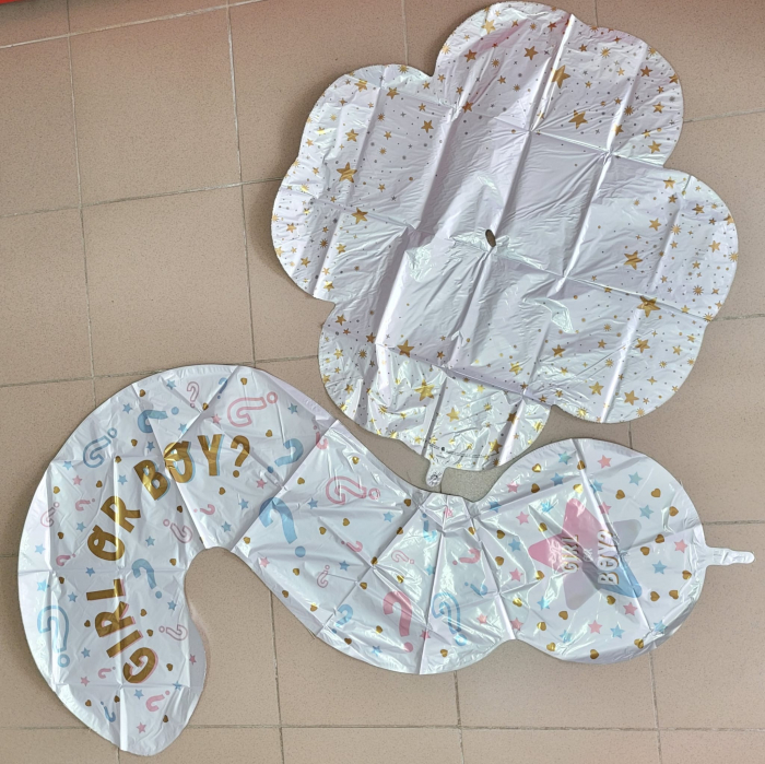 Balon Folie Figurina ? cu stand, Gender Reveal, 119 cm, GK70011 [6]