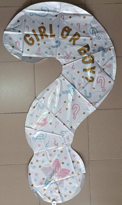 Balon Folie Figurina ? cu stand, Gender Reveal, 119 cm, GK70011 [5]