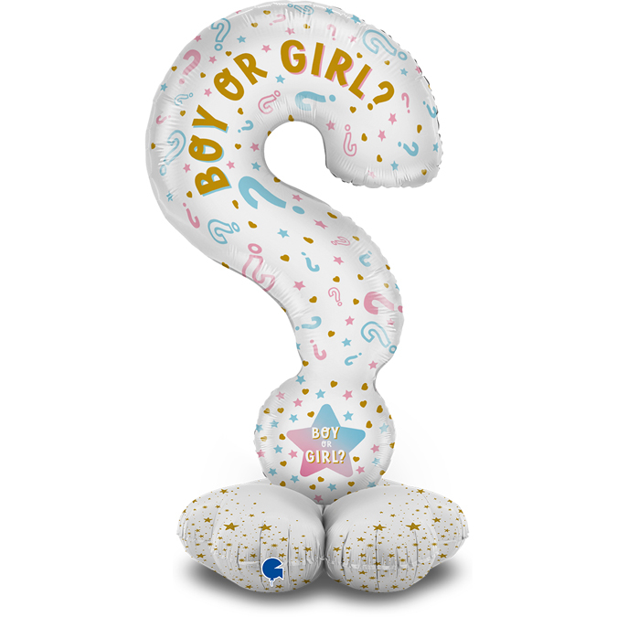 Balon Folie Figurina ? cu stand, Gender Reveal, 119 cm, GK70011 [2]