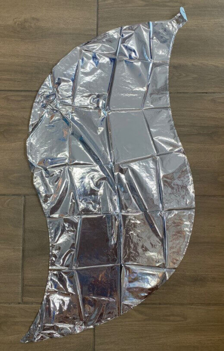 Balon folie semnul S argintiu 90 cm [2]