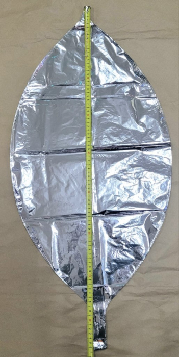 Balon folie sfera argintie 85 cm [3]