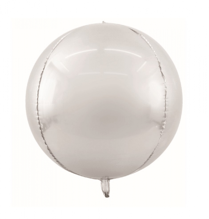 Balon folie sfera argintiu 25 cm [1]