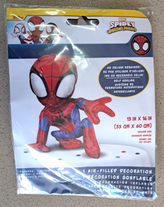 Balon folie sitter Spiderman / Spidey 33 x 40 cm [3]