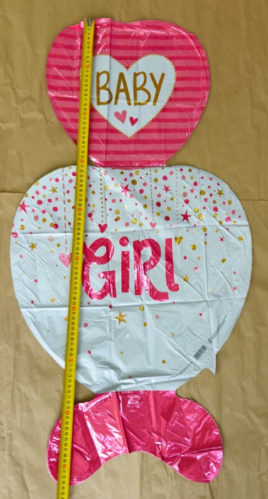 Balon folie stand up Baby Girl 71 cm [2]