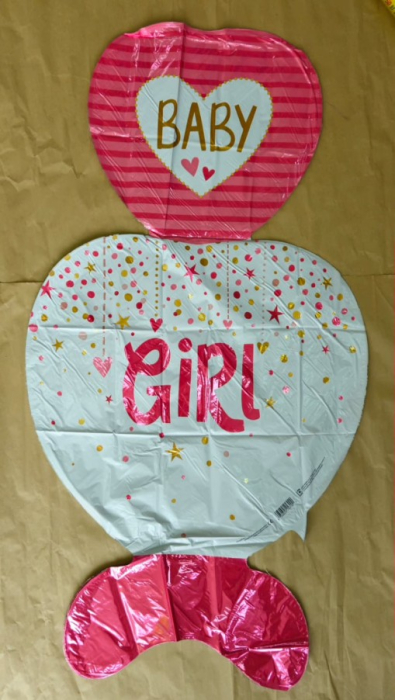 Balon folie stand up Baby Girl 71 cm [4]