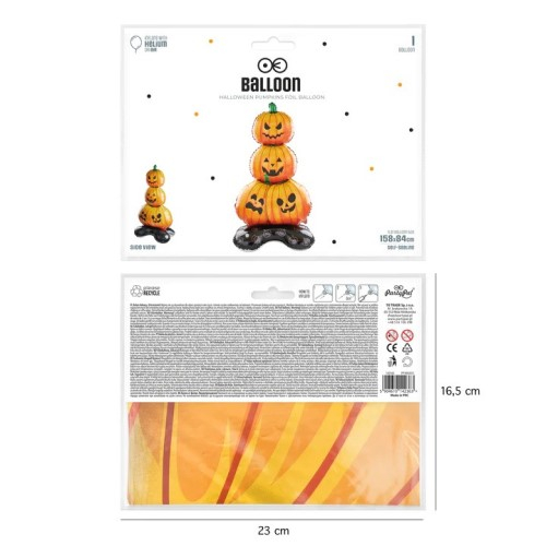 Balon folie stand up Halloween Dovleac 158 x 84 cm [8]