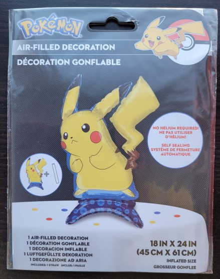 Balon folie stand up Pikaciu Pokemon 45 x 61 cm [4]