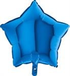 Balon folie stea albastra 45cm