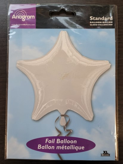 Balon folie Stea Argintiu 45cm [3]