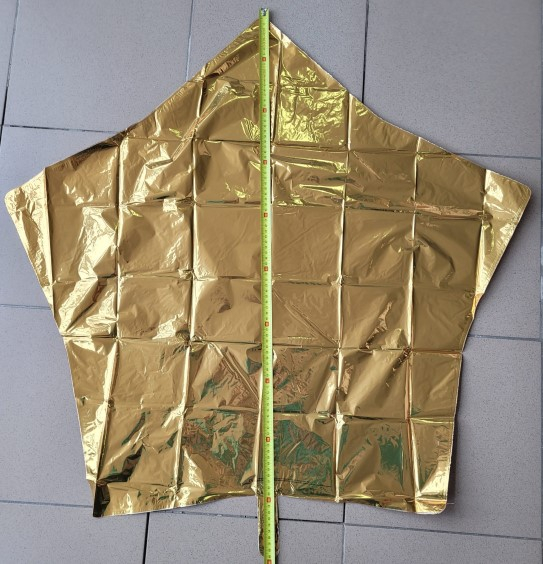 Balon folie stea aurie 91 cm [3]
