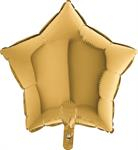 Balon folie Stea Auriu Chrom 45cm [1]
