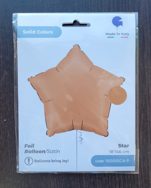 Balon folie stea caramel 46 cm [5]