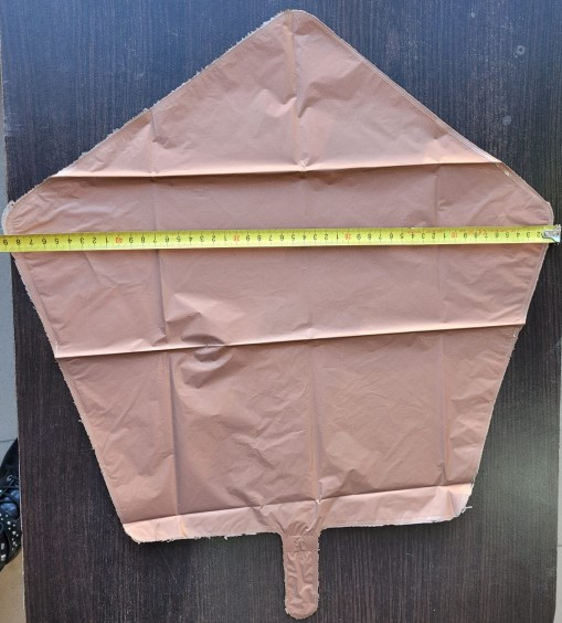 Balon folie stea ciocolata 46 cm [4]