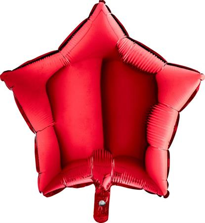 Balon folie Stea Rosu 45 cm