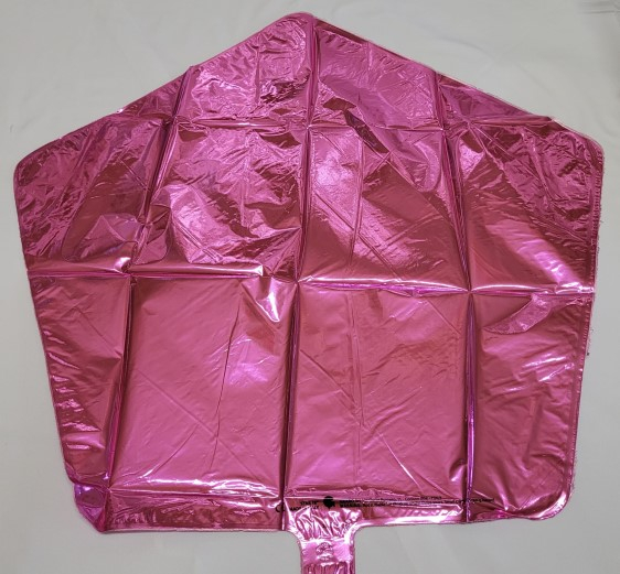 Balon folie stea roz metalizat 45cm [2]