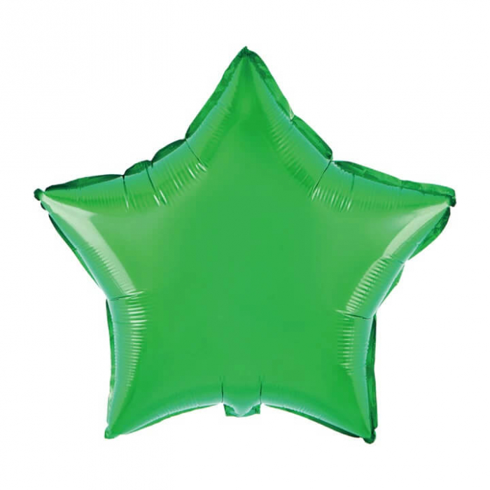 Balon folie stea verde 45 cm