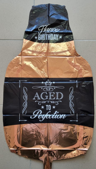 Balon Folie Sticla Aniversara Whisky 90 x 45cm [2]