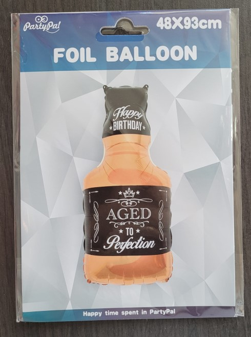 Balon Folie Sticla Aniversara Whisky 90 x 45cm [4]