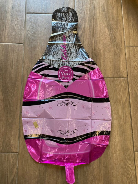 Balon folie Sticla Sampanie Roz 105 * 50 cm [2]