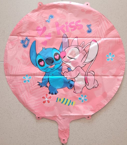 Balon folie Stitch & Angel indragostiti 45 cm [3]