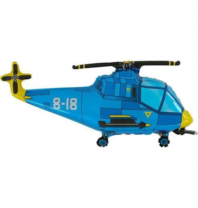 Balon folie supershape elicopter 76 cm
