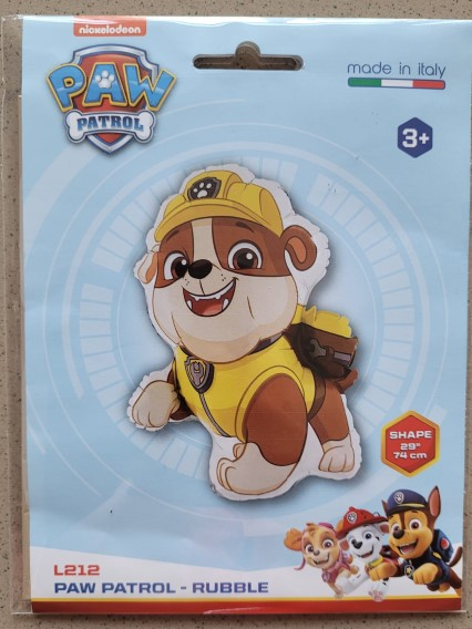 Balon folie supershape Rubble Paw Patrol 74 cm [3]