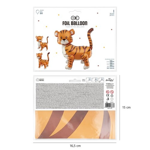 Balon folie Tigru 3D 56 cm [9]
