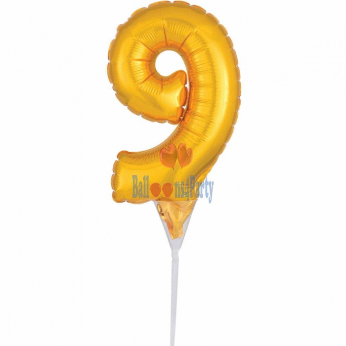 Balon folie tort cifra 9 15 cm [1]