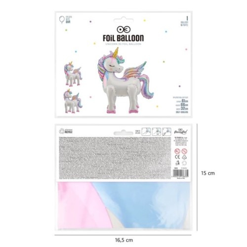 Balon folie Unicorn 3D 66 cm [11]
