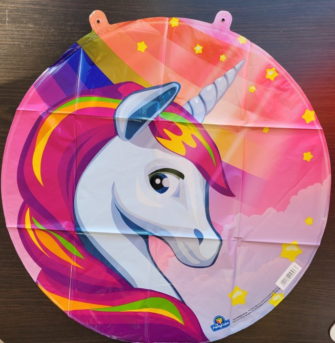Balon folie Unicorn roz 45 cm [2]