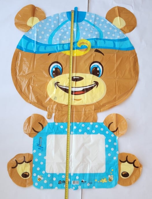 Balon folie ursulet albastru cu tabla de scris 122 cm [3]