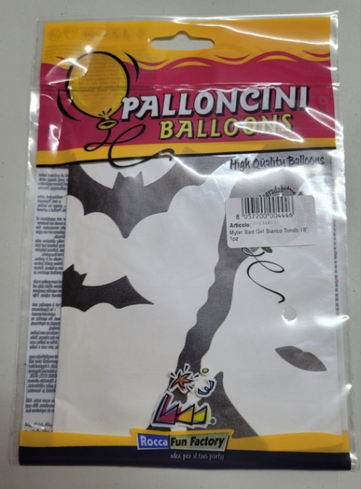 Balon folie Wednesday alb 45 cm [3]