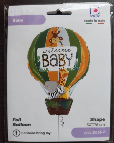 Balon folie Welcome Baby Zoo 76 cm [3]