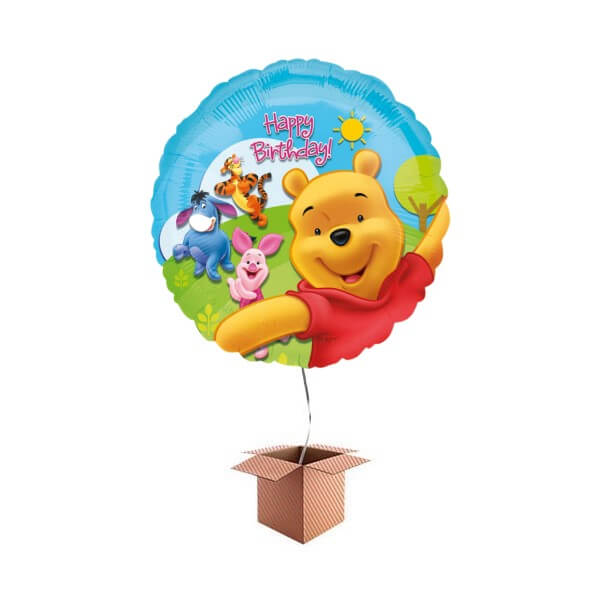 Balon folie Winnie the Pooh Friends Happy Birthday 43cm